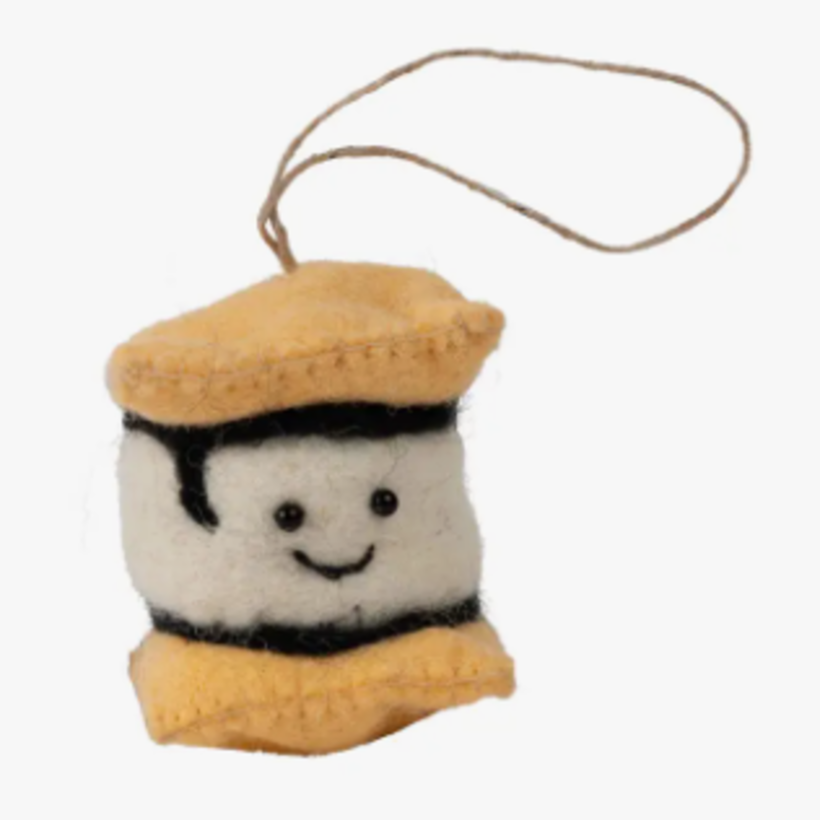 Ten Thousand Villages S'More Felt Ornament | Ten Thousand Villages