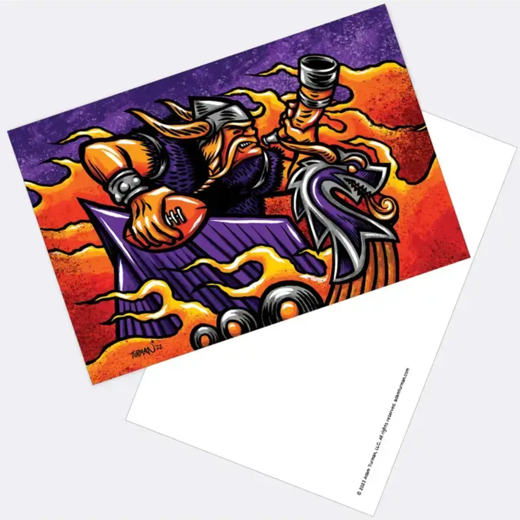 Adam Turman Artwork Postcard - Norsemen | Adam Turman Artwork