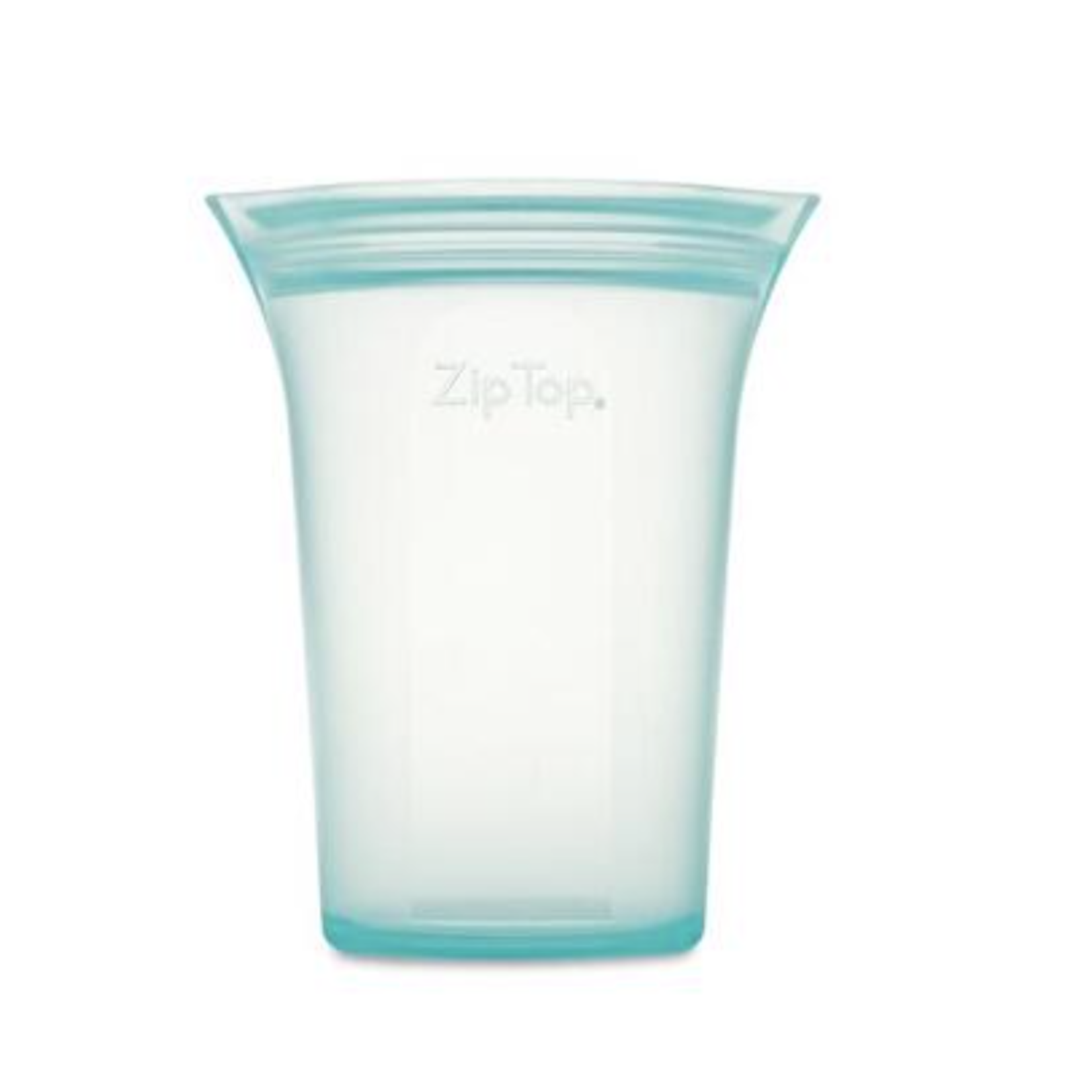 Zip Top Medium Cup, 16oz Teal