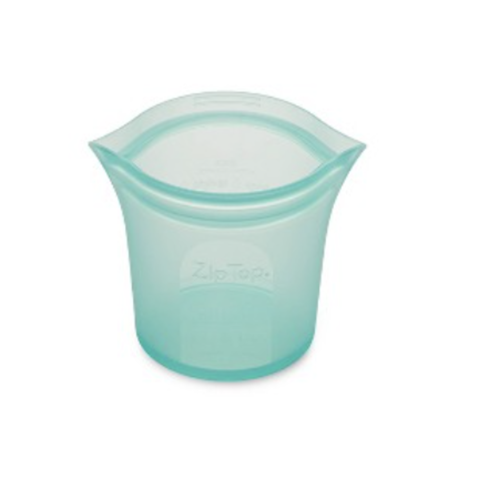 Zip Top Short Cup, 9oz Teal