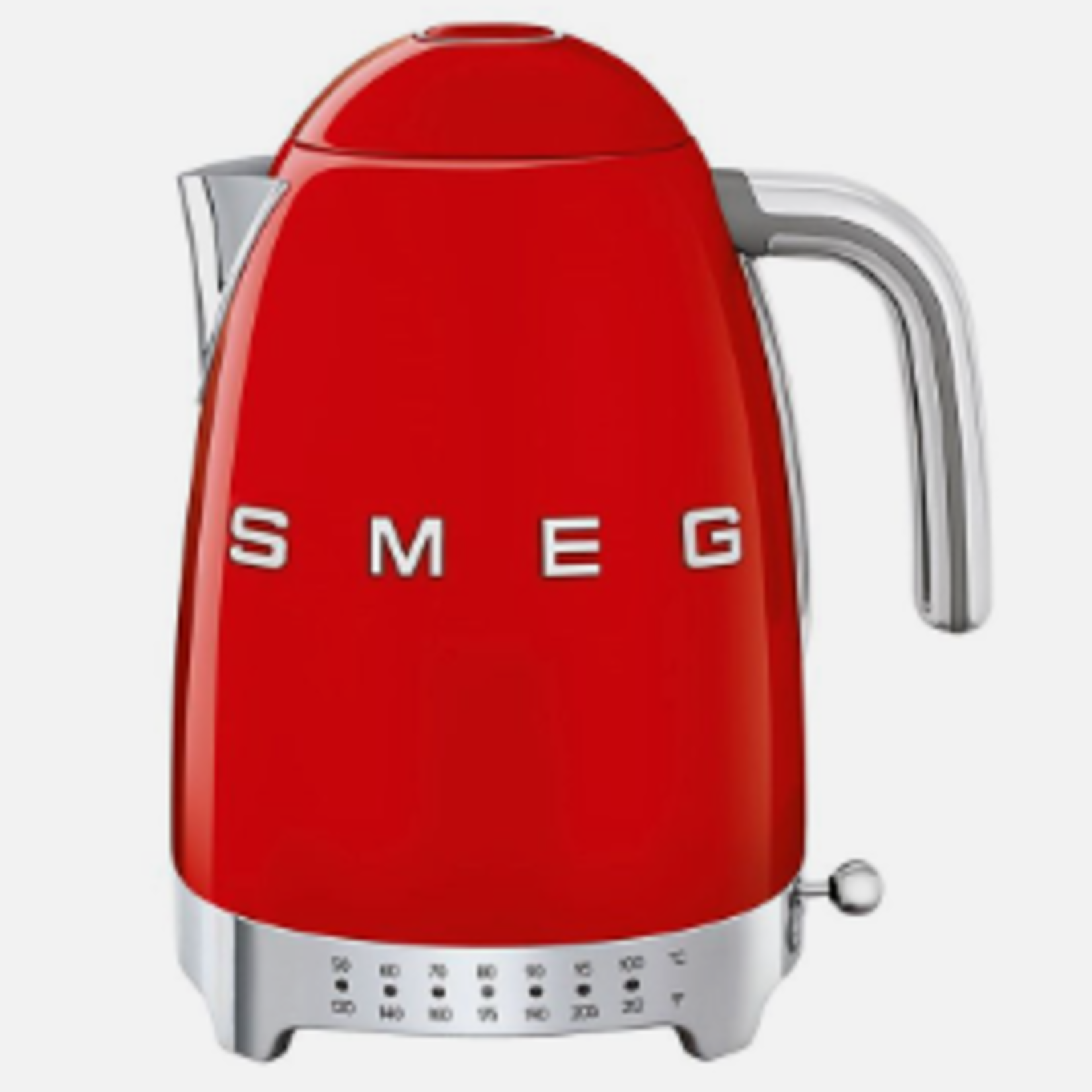 Smeg 7 Cup Variable Temp Kettle, Red | Smeg