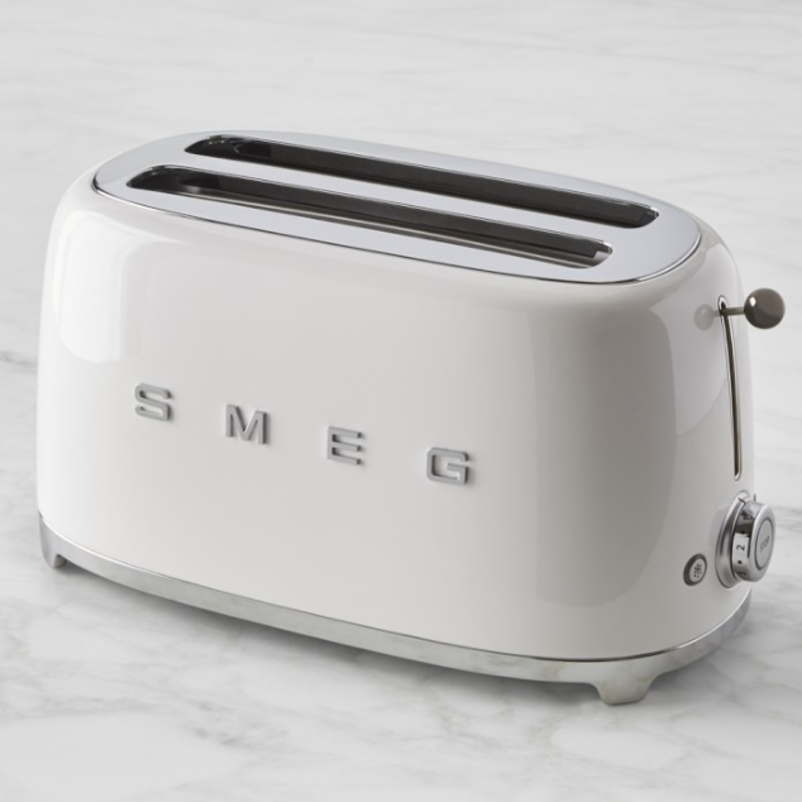 Smeg 4 Slice Toaster, White | Smeg
