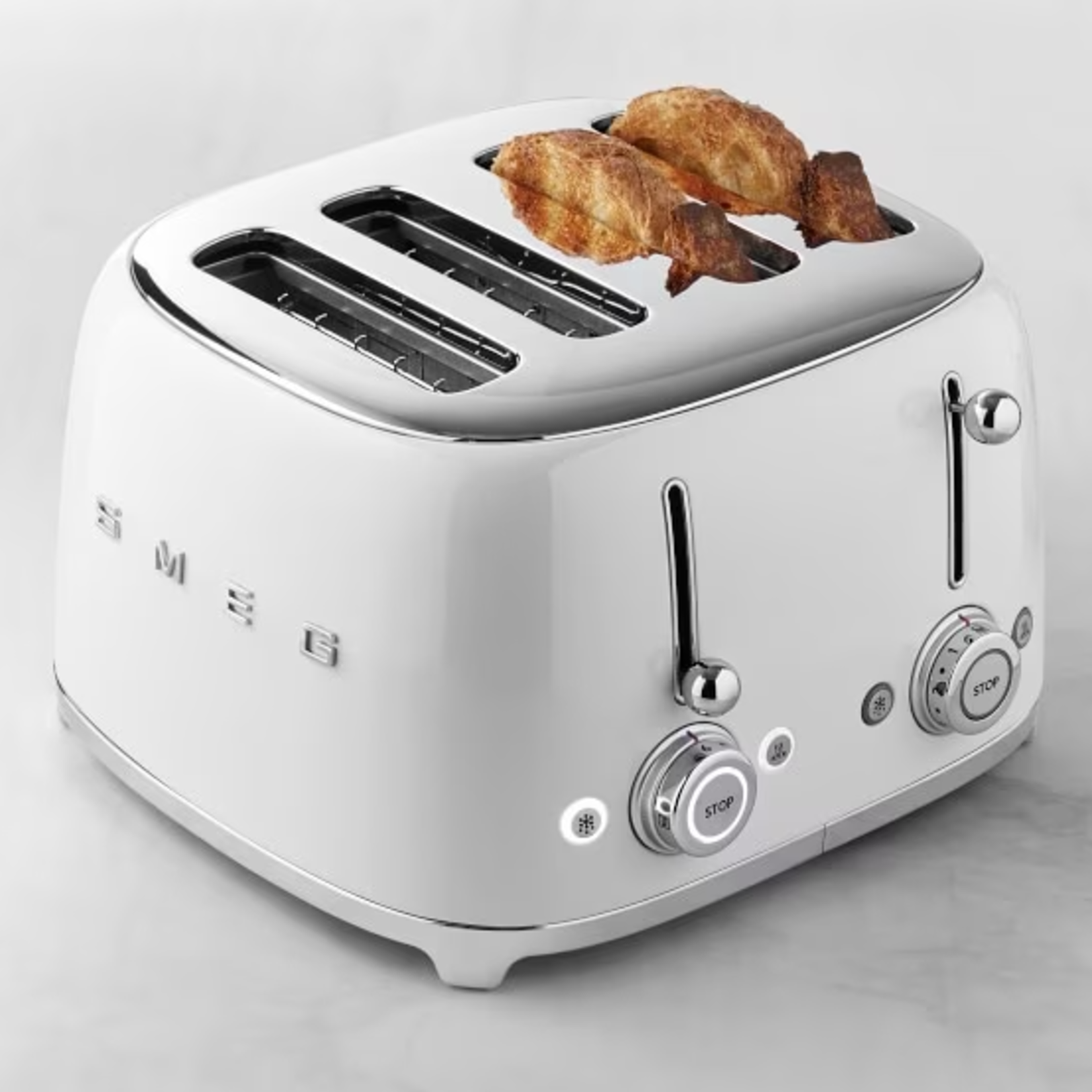 Smeg SMEG 4x4 Toaster - White