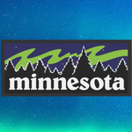 Minnesota Awesome Northern Lights Minnesota Vinyl Sticker