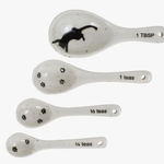 Ten Thousand Villages Kitty Prints Measuring Spoons