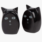 Ten Thousand Villages Cat Salt & Pepper Shakers