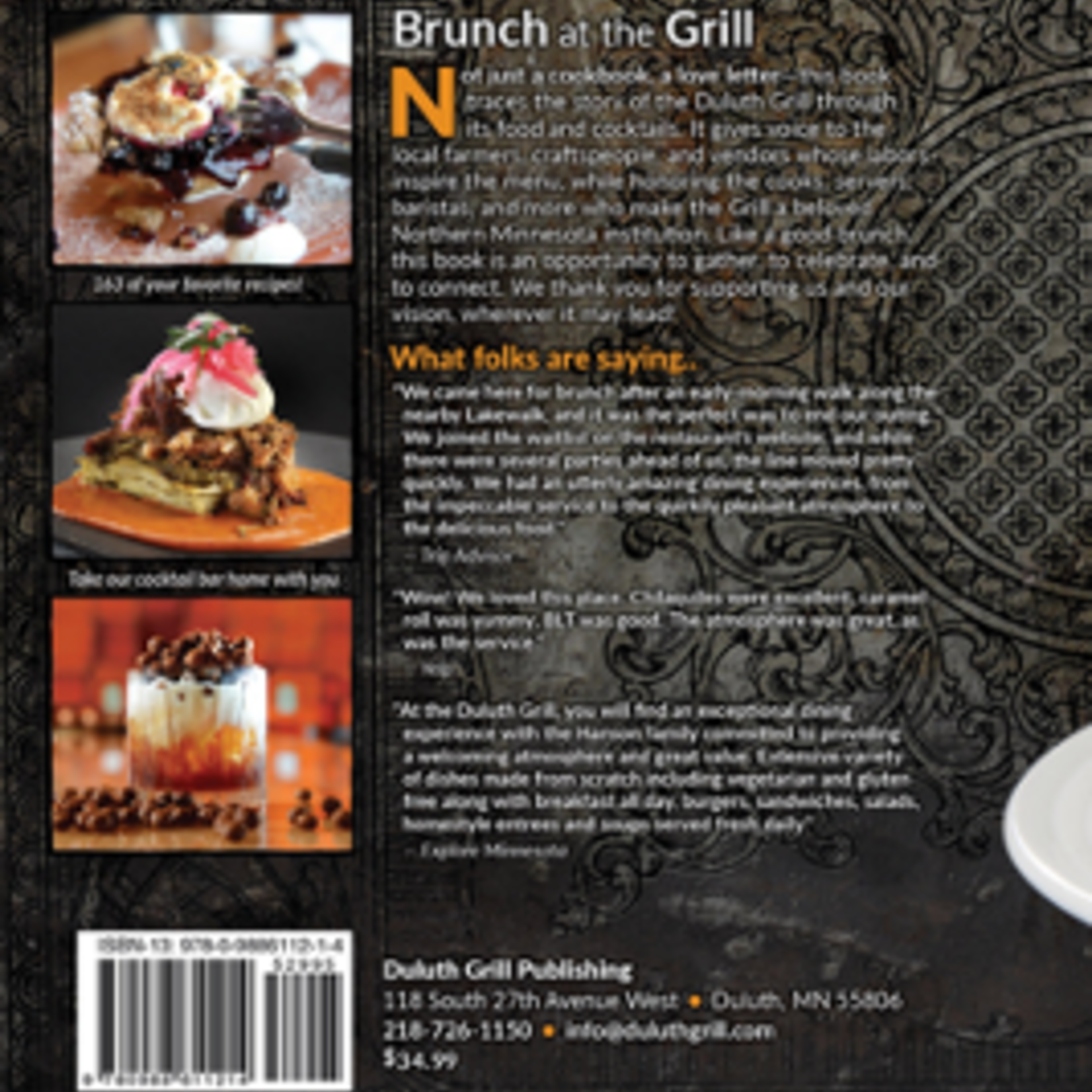 Duluth Grill Brunch at the Duluth Grill, Cookbook | Duluth Grill