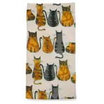 Ten Thousand Villages Cats About It Tea Towel