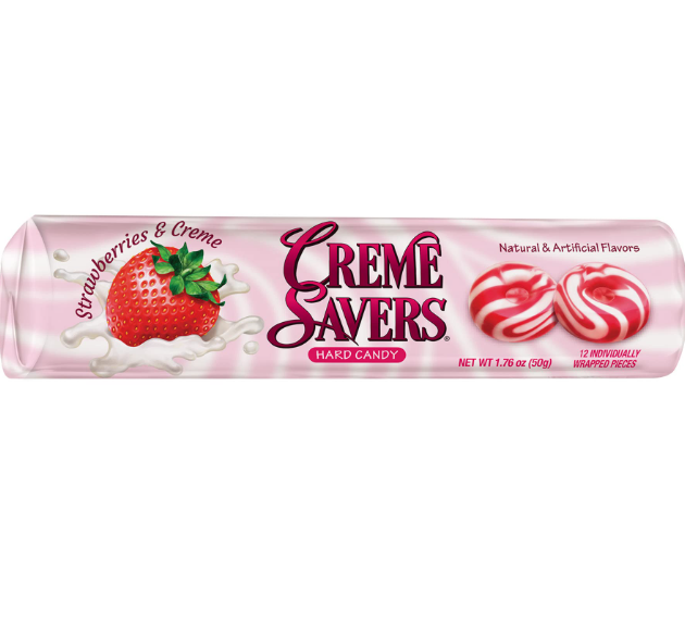Redstone Candy CREME SAVERS ROLLS STRAWBERRY - Duluth Kitchen Co