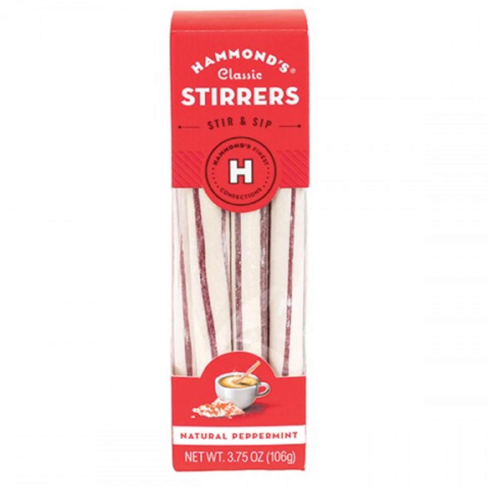Hammonds Holiday Cocoa Stirrers, Peppermint | Hammonds