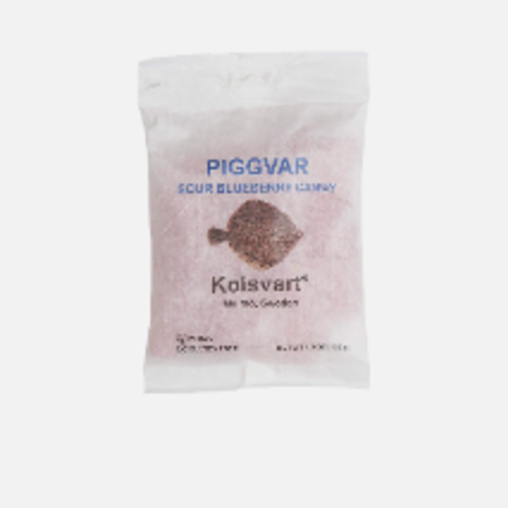 Great Ciao KOLSVART Piggvaren Sour Blueberry candy fish, 4.2 oz