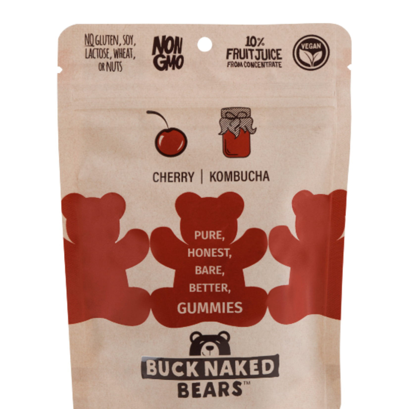 Buck Naked Bears Cherry Kombucha Bears
