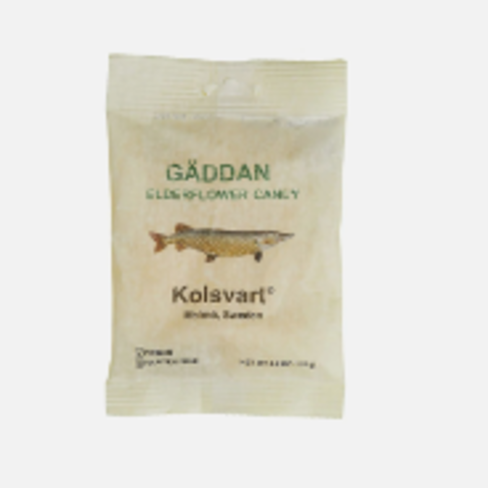 Great Ciao KOLSVART Gaddan Elderflower candy fish, 4.2 oz