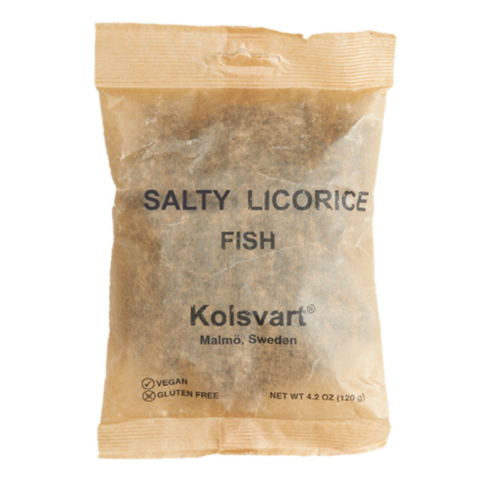 Great Ciao KOLSVART Salty Licorice Fish, 4.2 oz