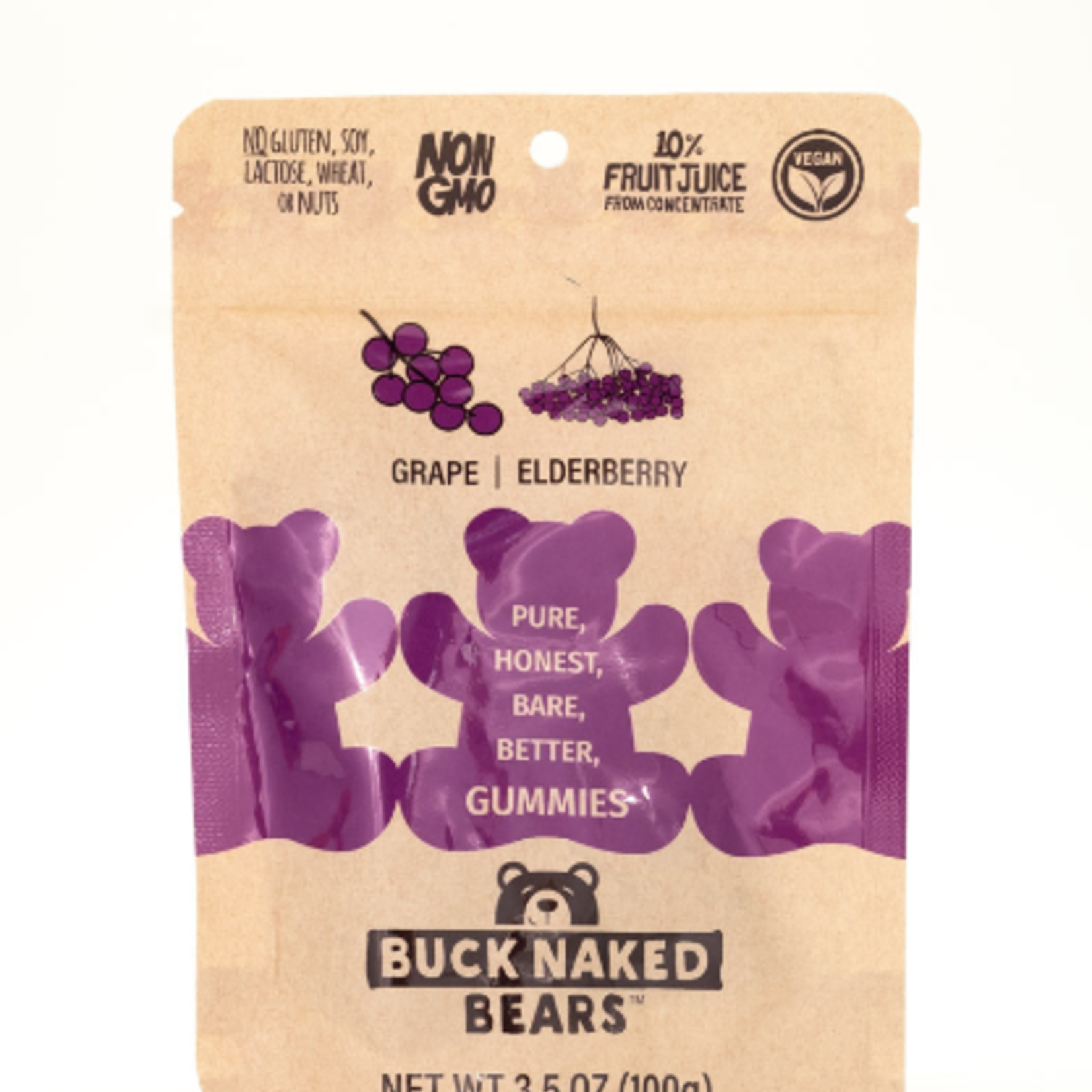Buck Naked Bears Grape Elderberry Bears
