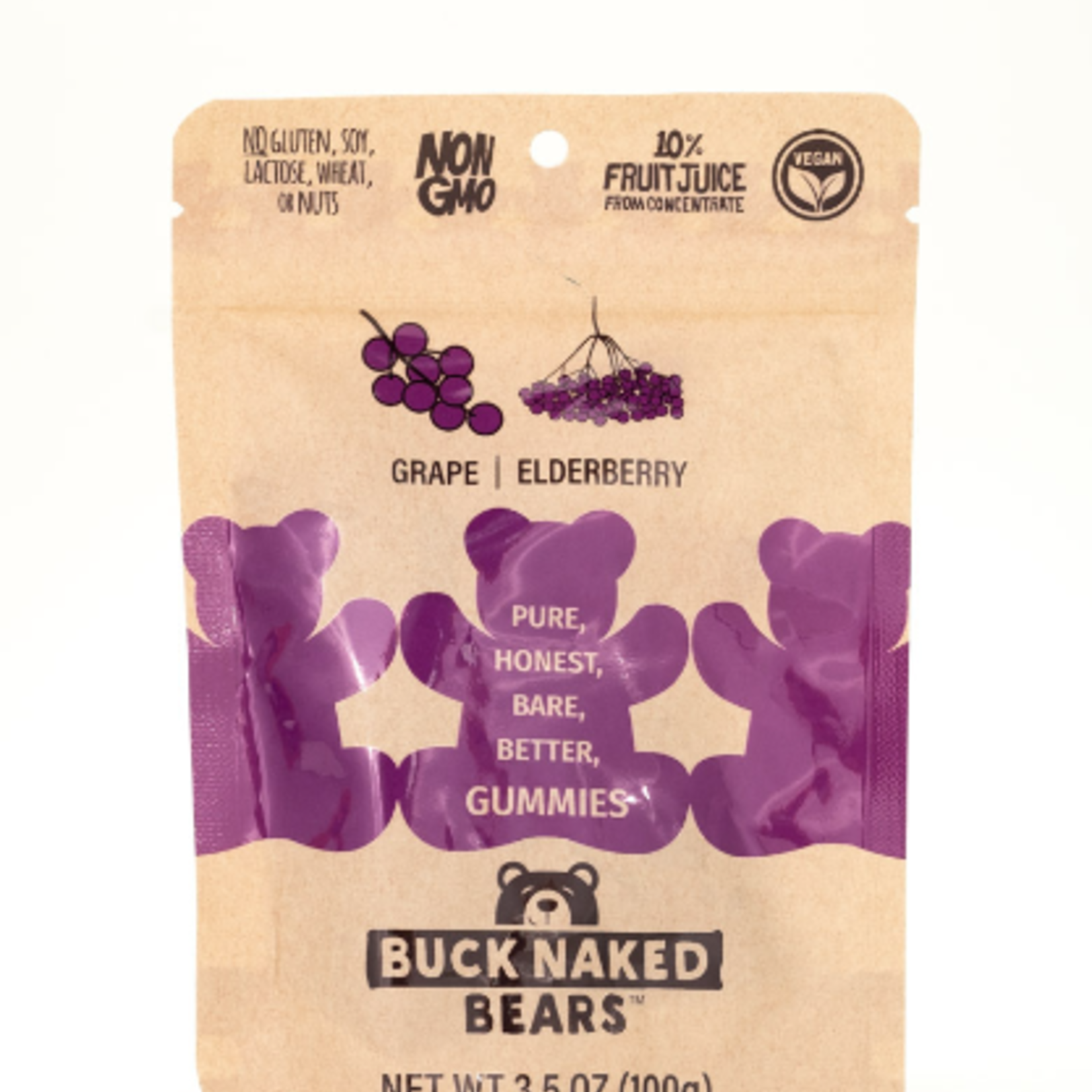 Grape Elderberry Bears | Buck Naked Bears
