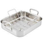 Hestan Large Classic Roaster w/rack (16.5 x 11.75" x 3.5") | Hestan