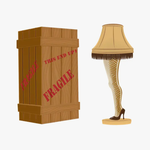 Silver Buffalo A Christmas Story Ceramic Salt and Pepper Shaker