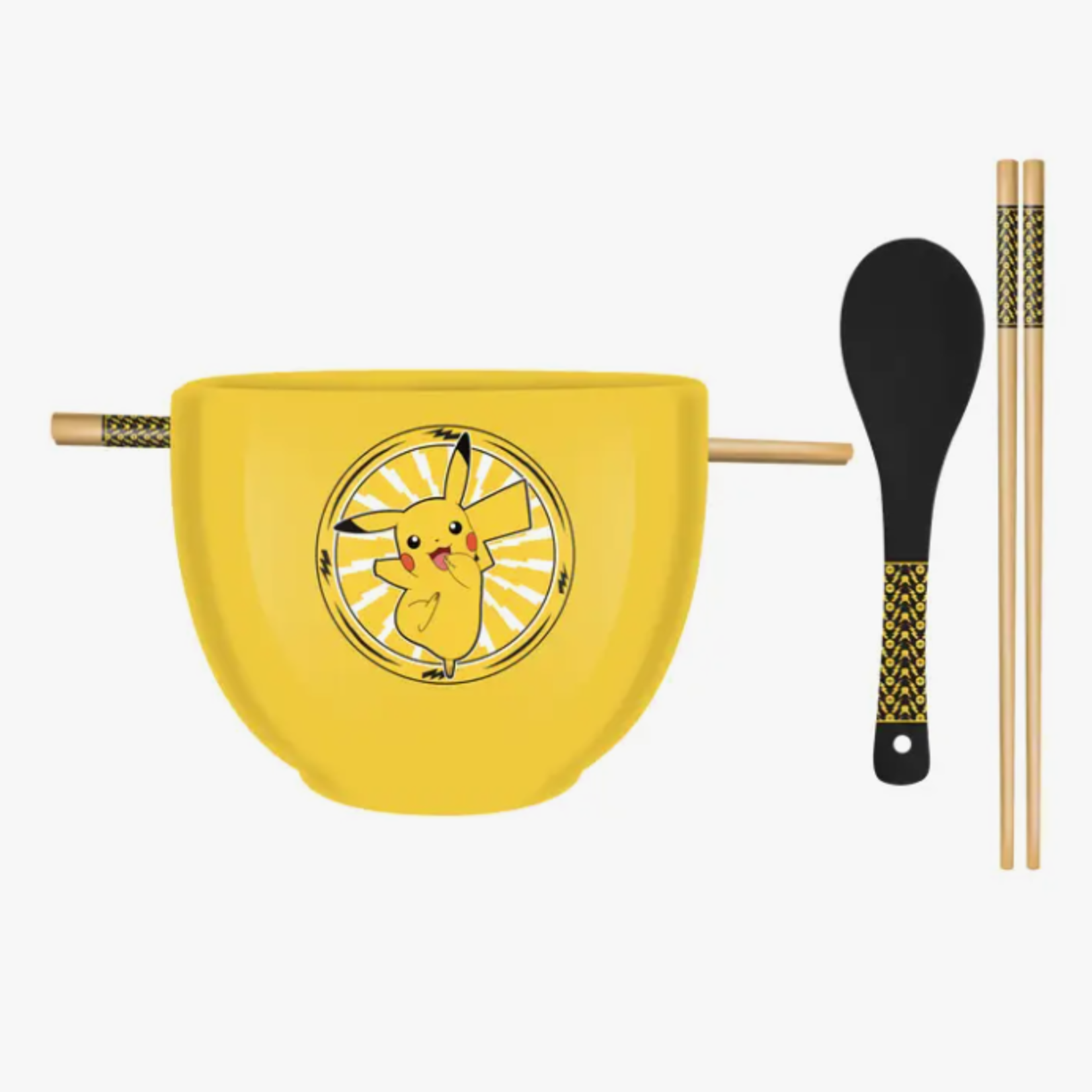 Silver Buffalo Pokemon 20oz Ramen Bowl with Chopsticks and Spoon | Silver Buffalo