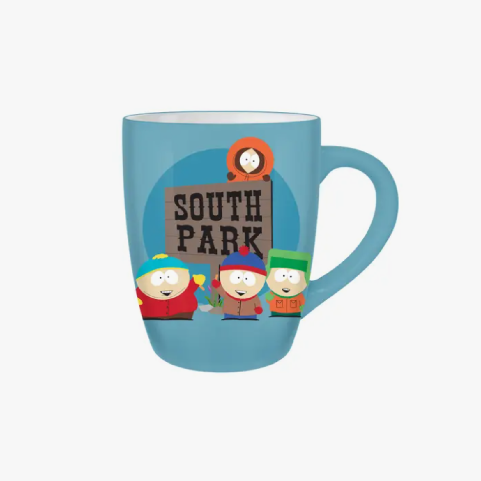 Silver Buffalo South Park Kids and Logo 25oz Jumbo Curved Ceramic Mug | Silver Buffalo