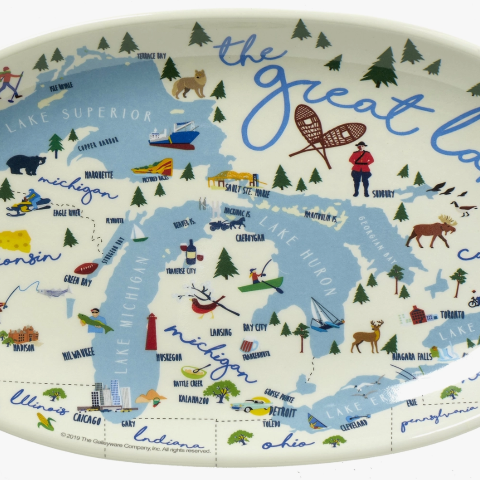 Galleyware Great Lakes 8.5" Tidbit Tray | Galleyware