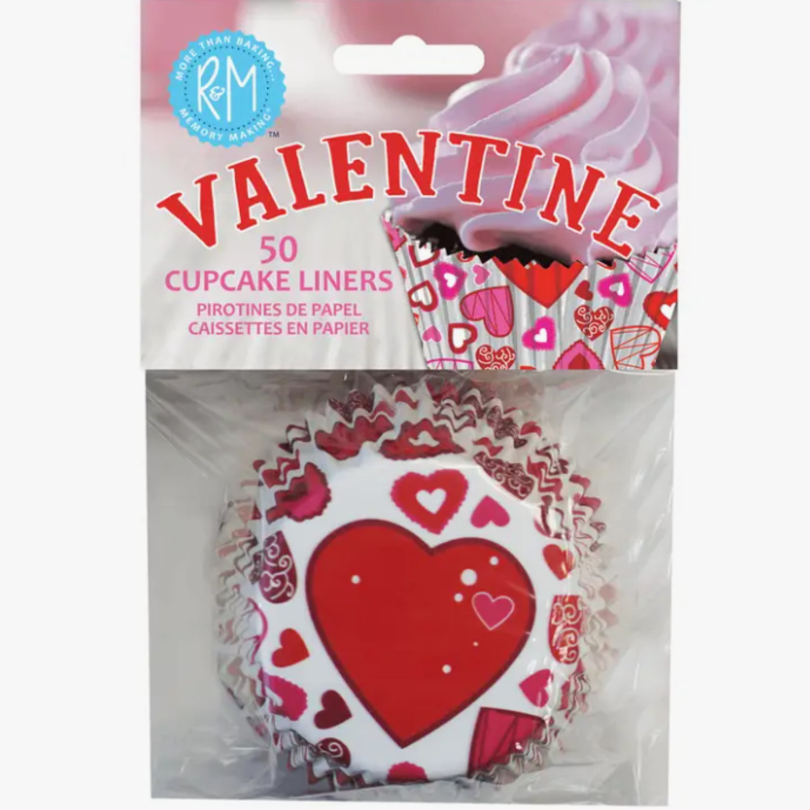 R&M International Cupcake Liners - Valentine