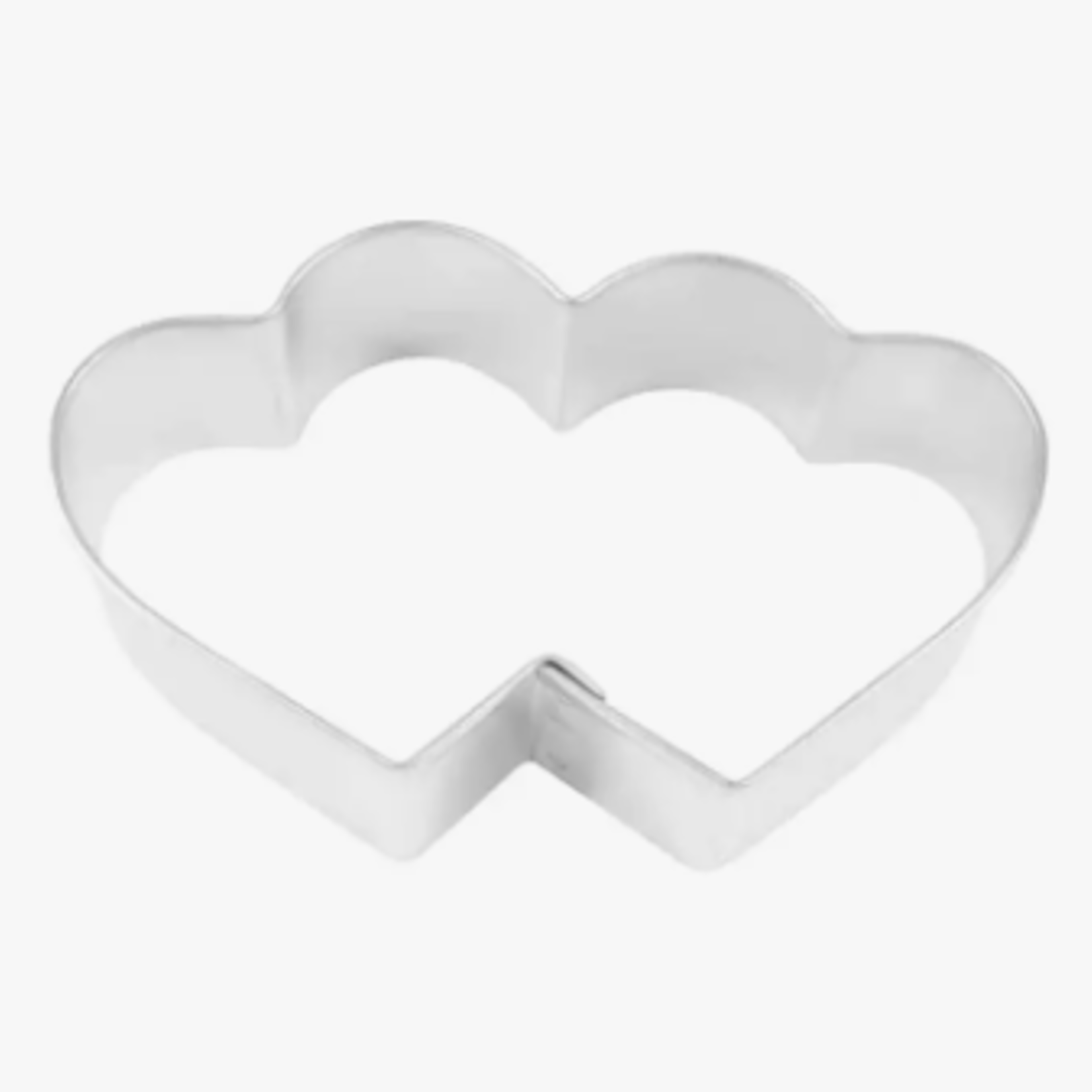 R&M International Cookie Cutter, Double Heart 3.5"