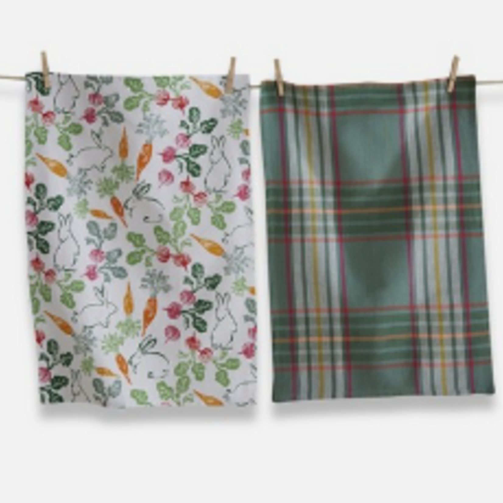Tag Dishtowel S/2 - Veggie Bunny | Tag