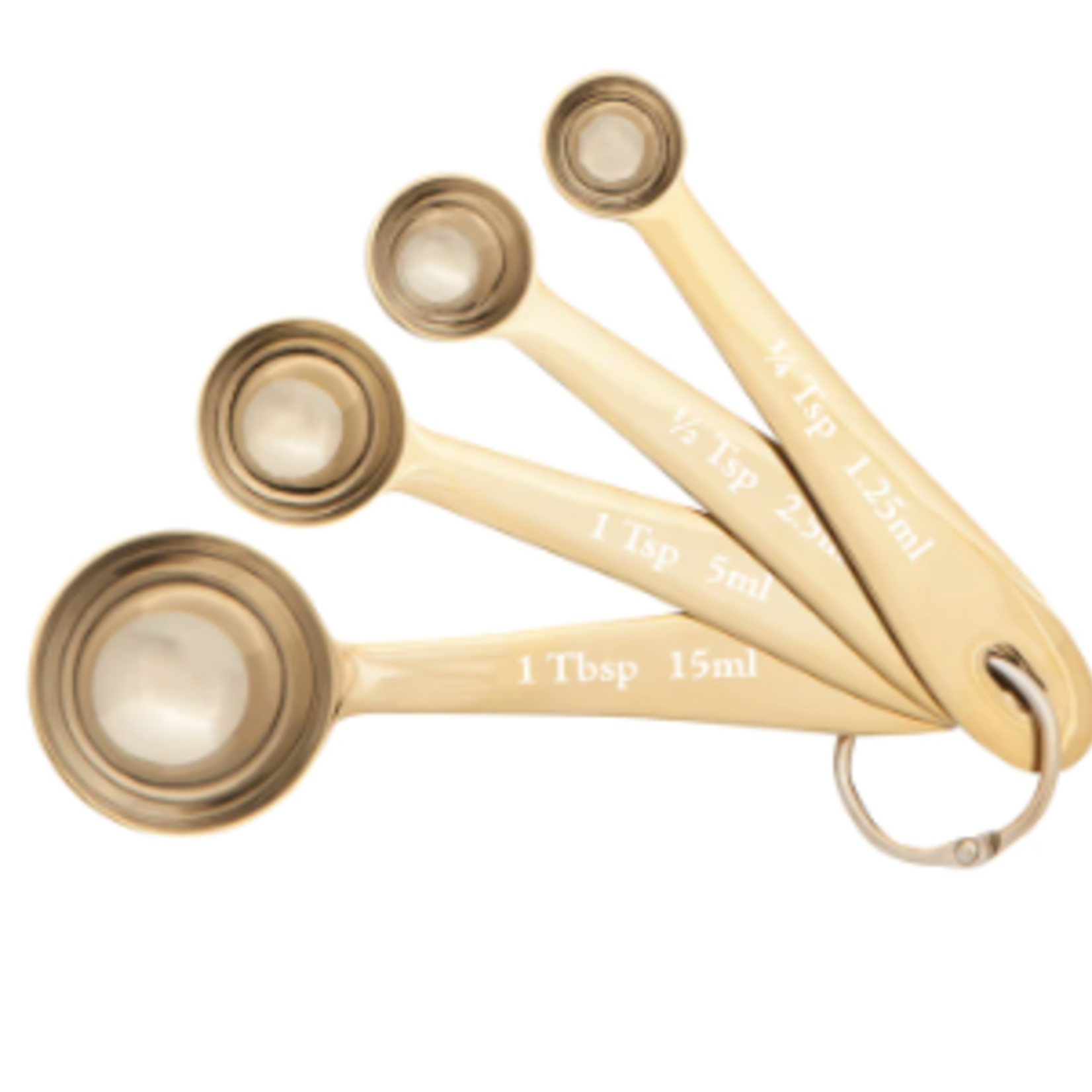 Danica Brands Set/4 Measuring Spoons Gold | Danica Brands