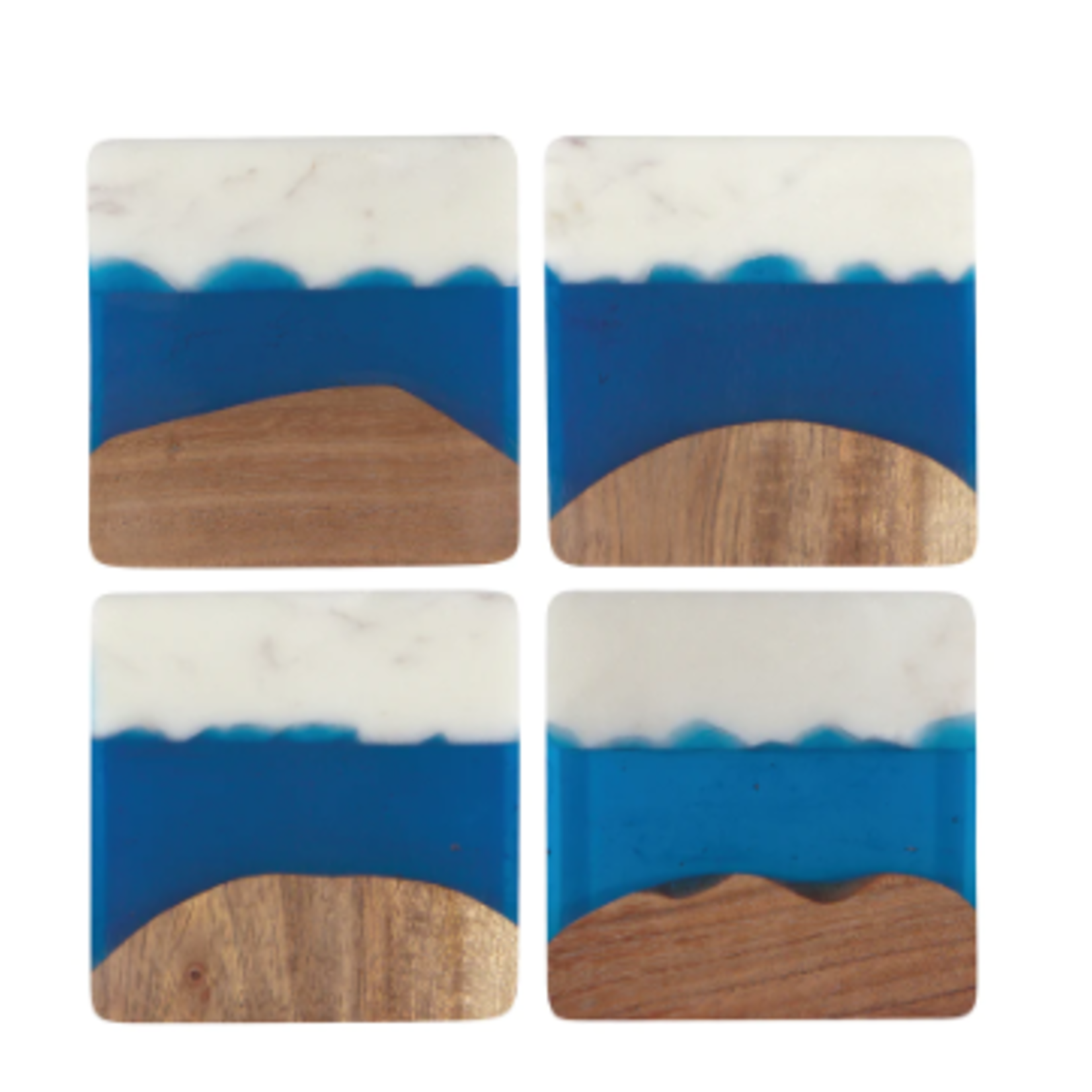 Danica Brands Coaster Set/4 - Azure Skyline | Danica Brands