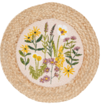 Now Designs Placemat, Braided - Bees & Blooms