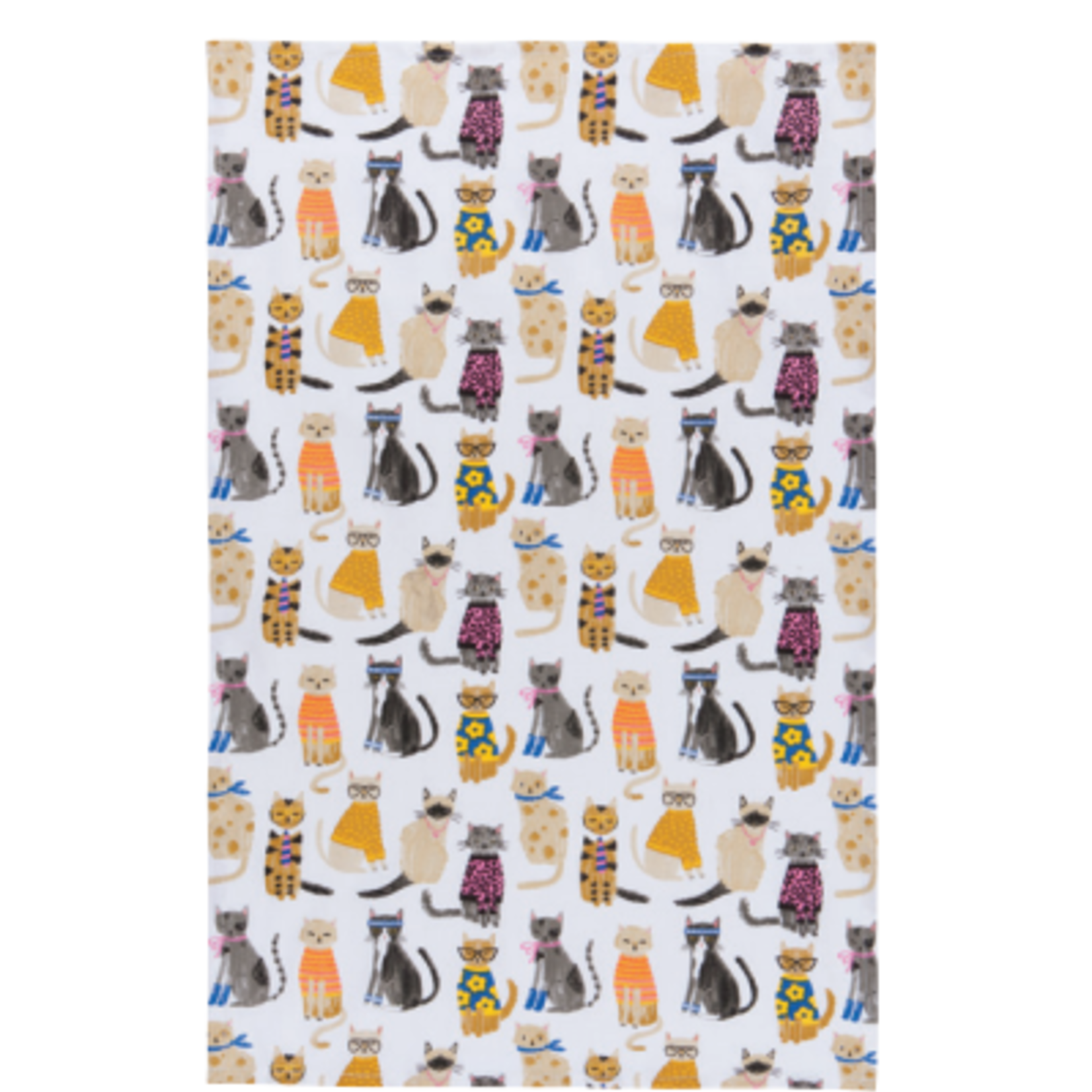 Now Designs Dishtowel - Feline Fine
