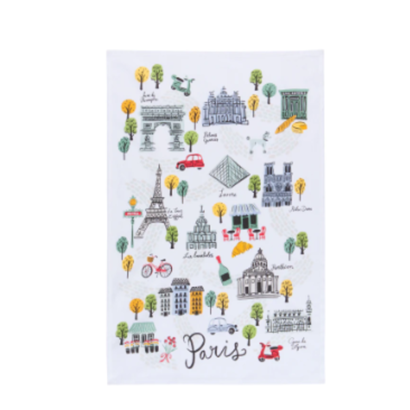 Danica Brands Dishtowel, Meet Me in Paris | Danica Brands