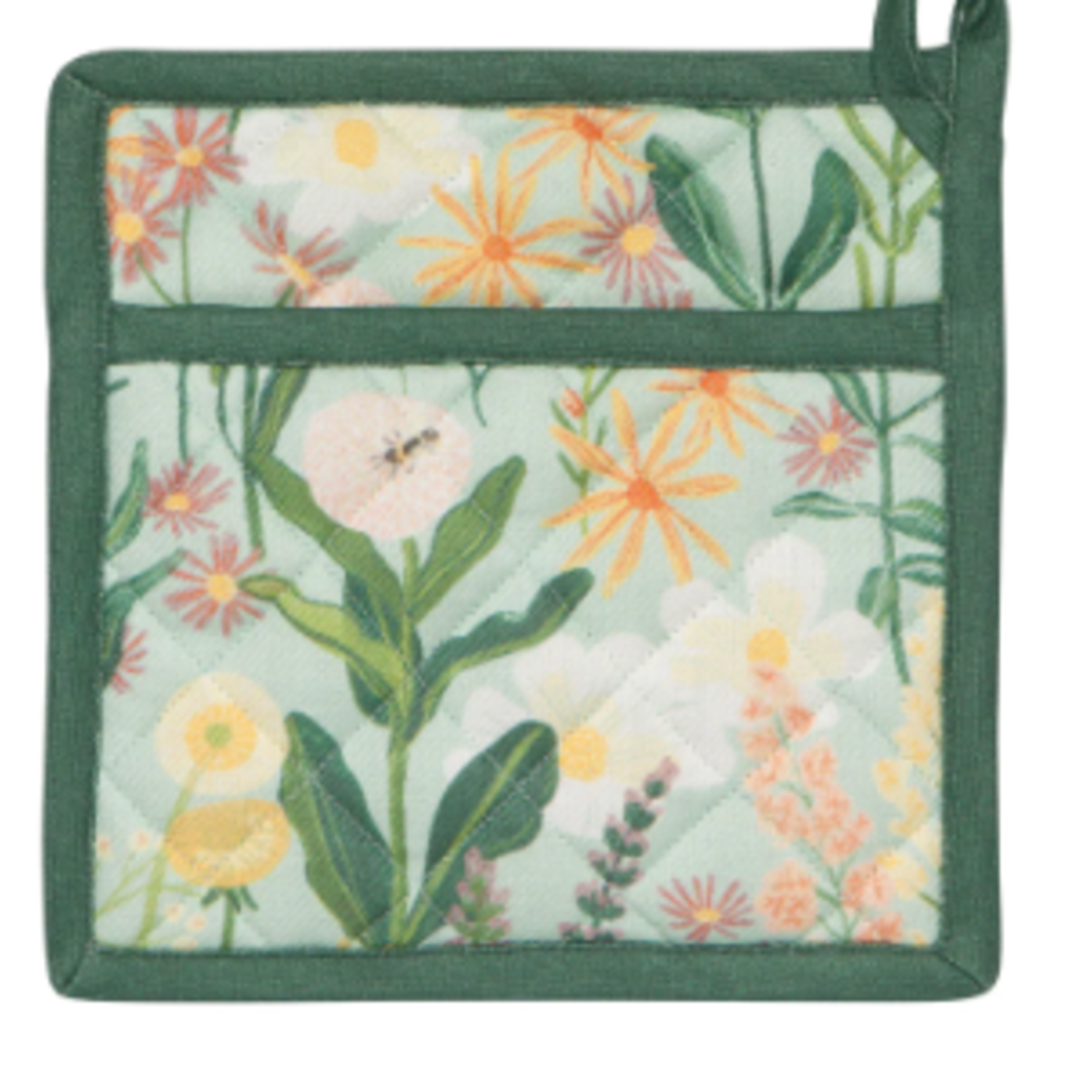 Now Designs Potholder - Bees & Blossoms