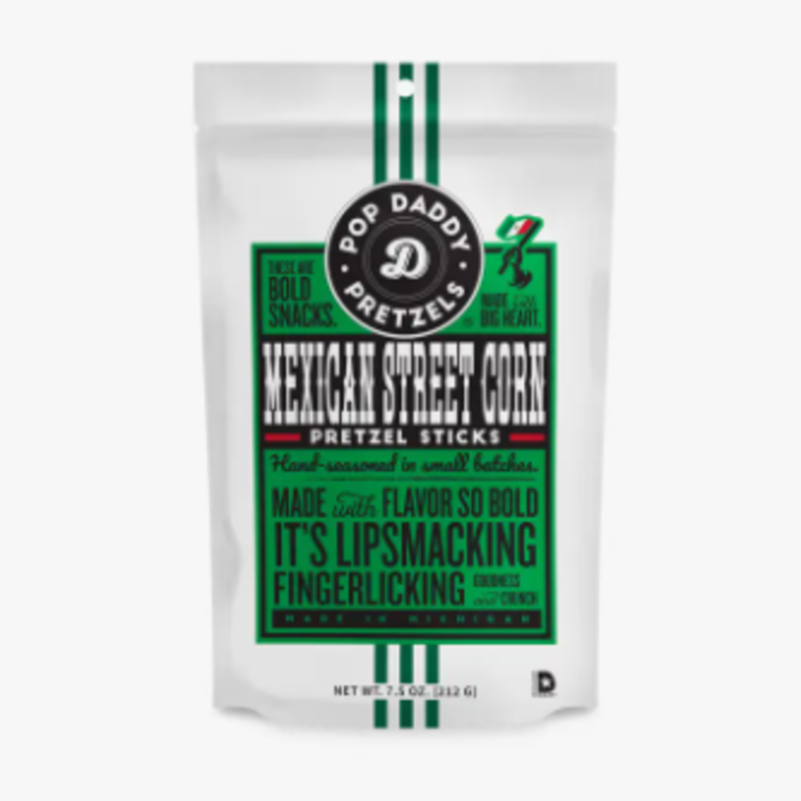 Pop Daddy Snacks Pop Daddy – Mexican Street Corn Seasoned Pretzels 7.5oz