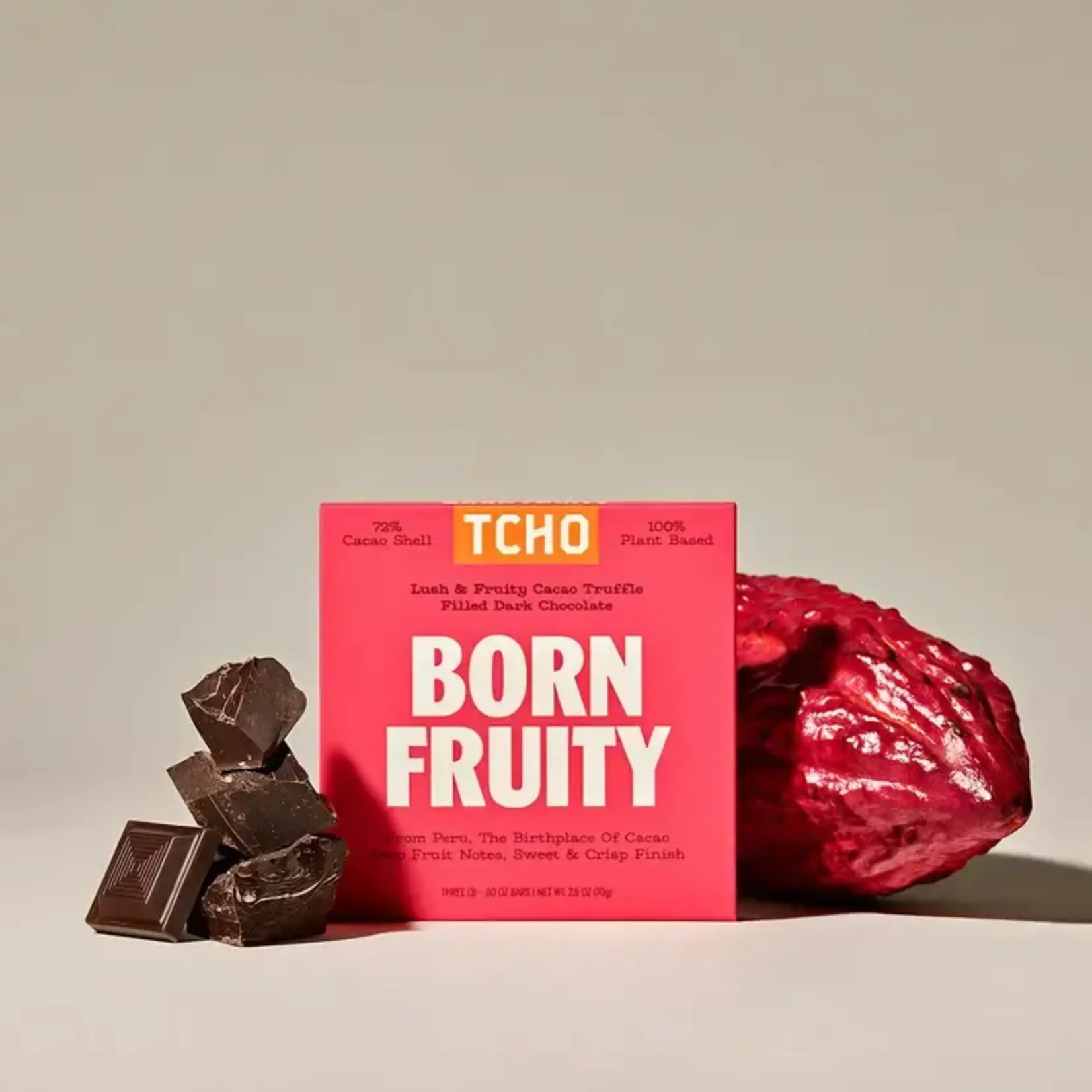 TCHO Born Fruity, Vegan Chocolate