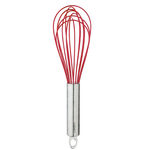 Cuisipro Silicone Balloon Whisk, 12" red