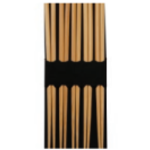 Joyce Chen Reusable Burnished Bamboo Chopsticks Set, 5 Pair