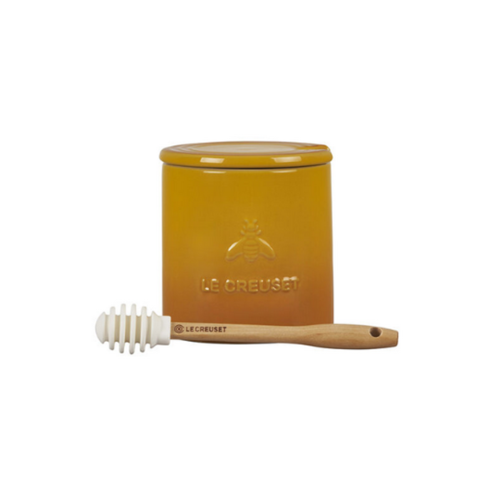 Le Creuset Signature Honey Pot w/ Dipper - Nectar - 14 oz.