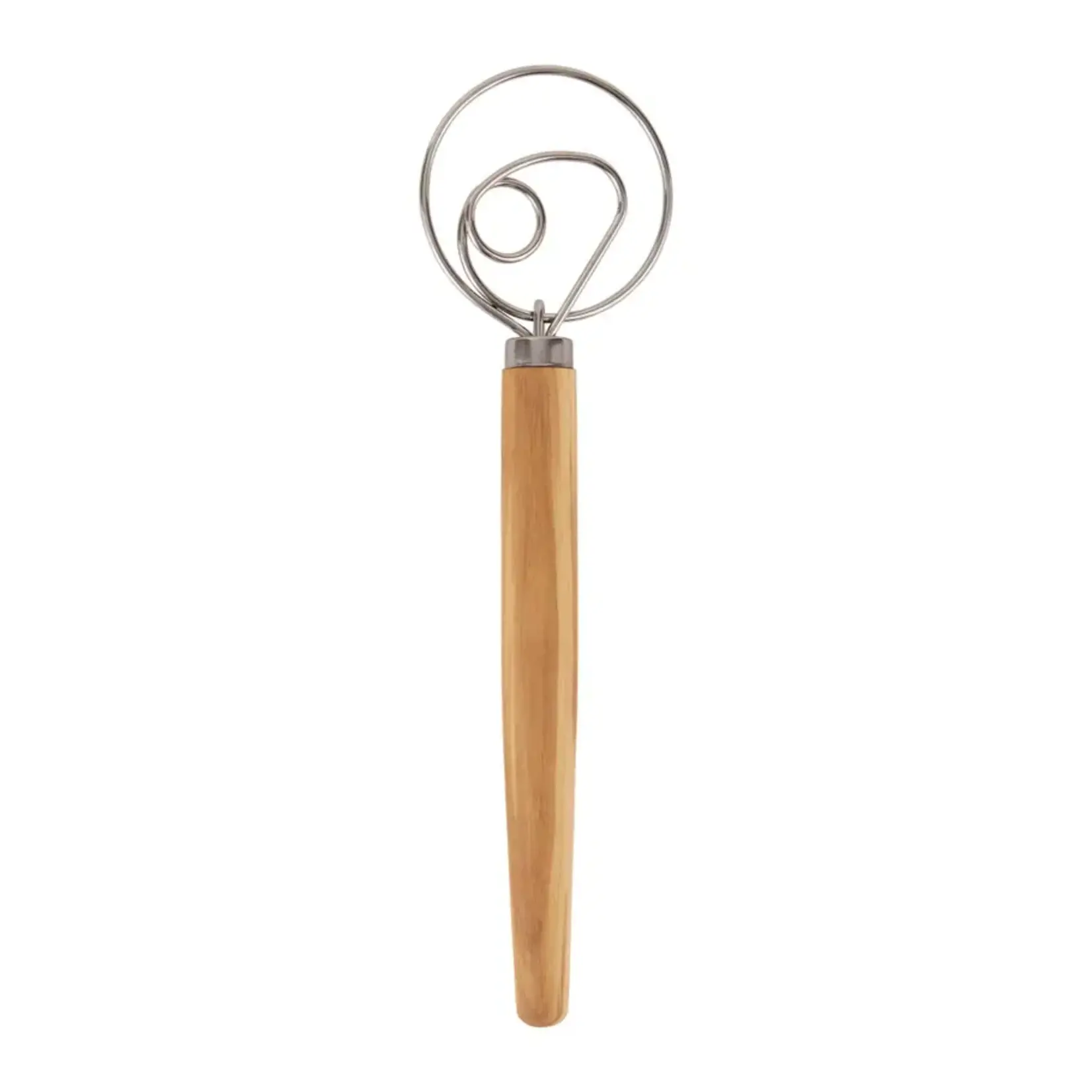 RSVP Olive Wood Swedish Dough Whisk | RSVP