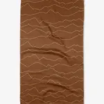 Geometry Lined Mountains Tea Towel | Geometry