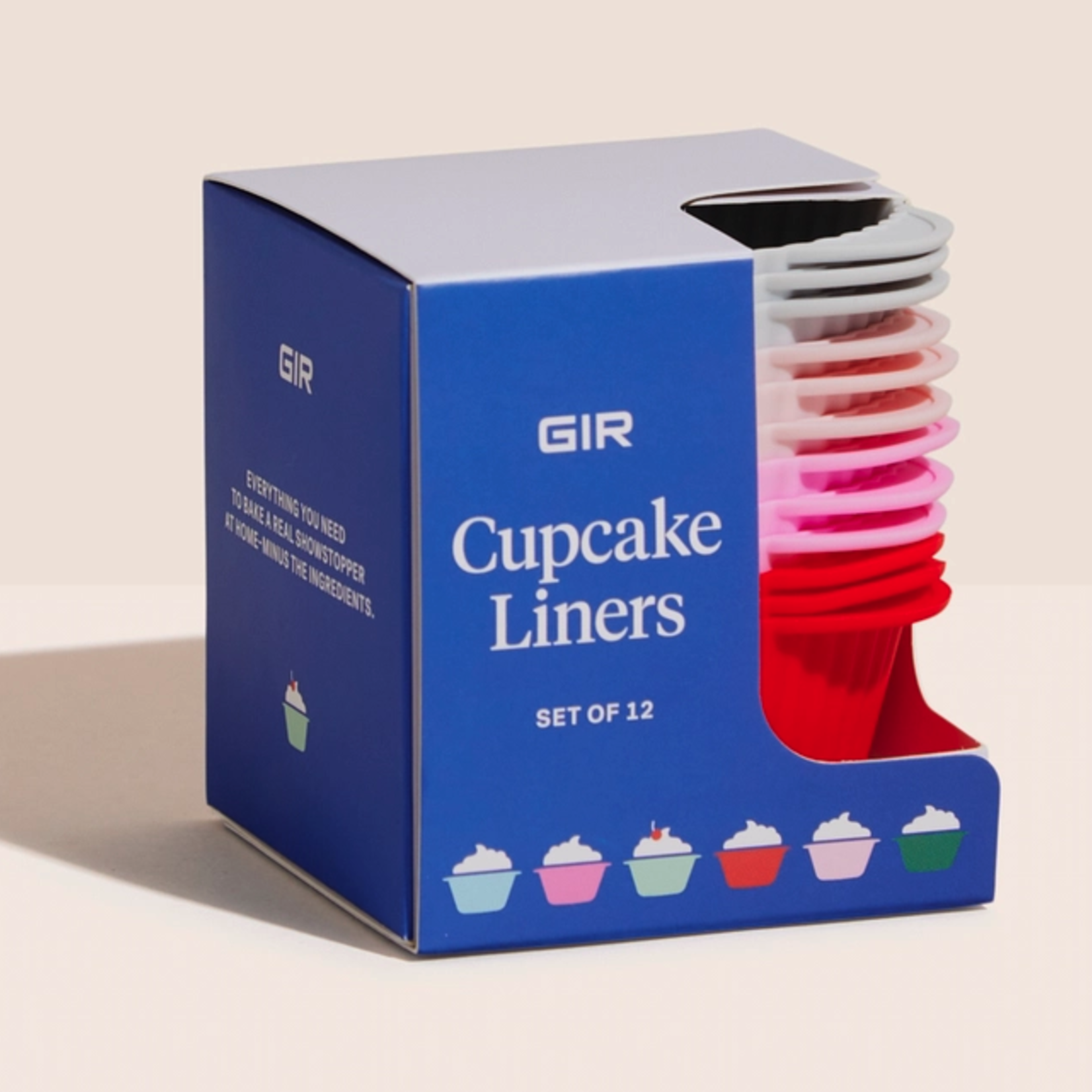 GIR (Get it Right) Cupcake Liners, Studio.Light Pink.Summer Pink.Red | GIR
