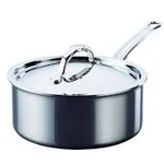 Hestan 3 Qt. Covered Saucepan, Nanobond Titanium | Hestan