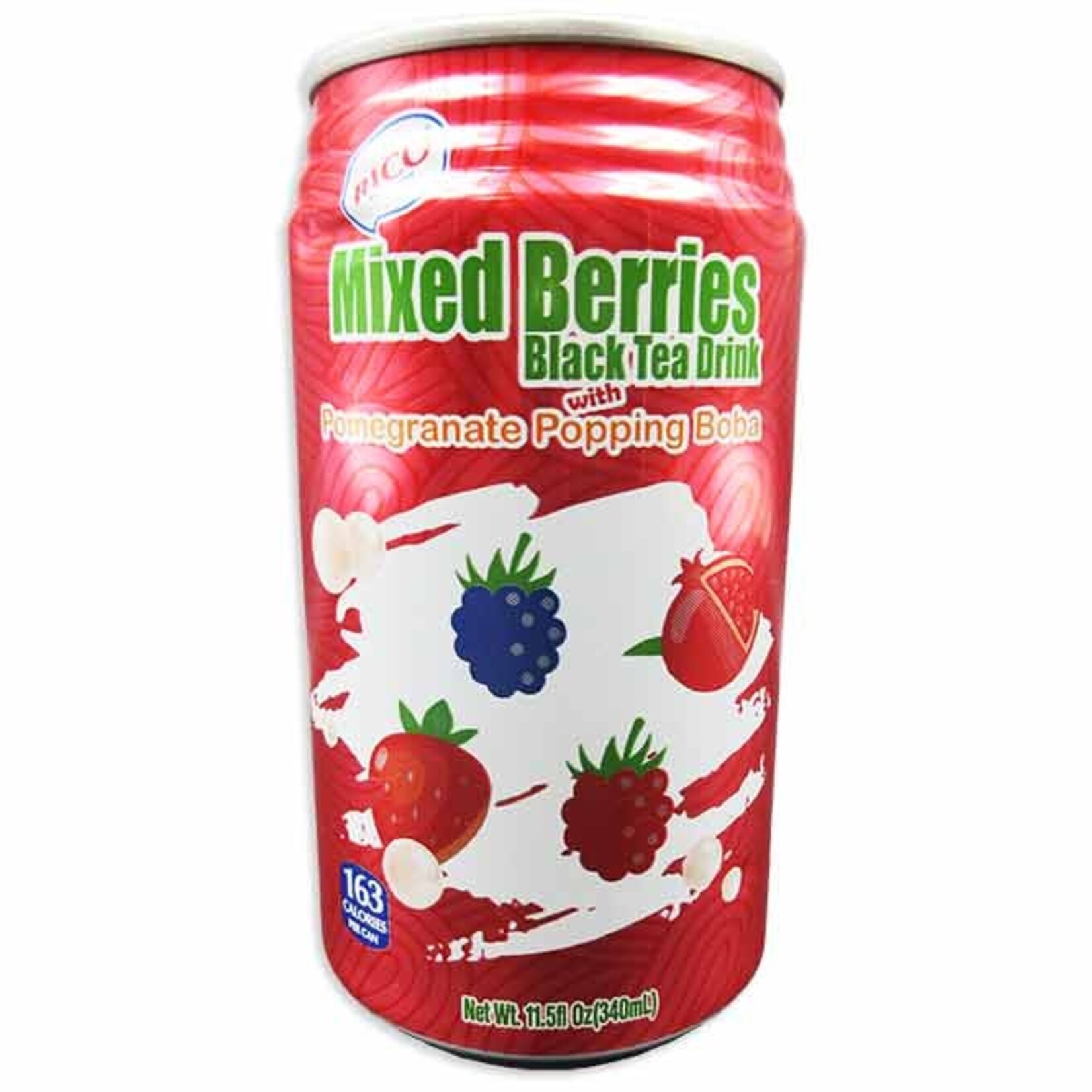 Redstone Mixed Berries Black Tea - Pomegranate Boba