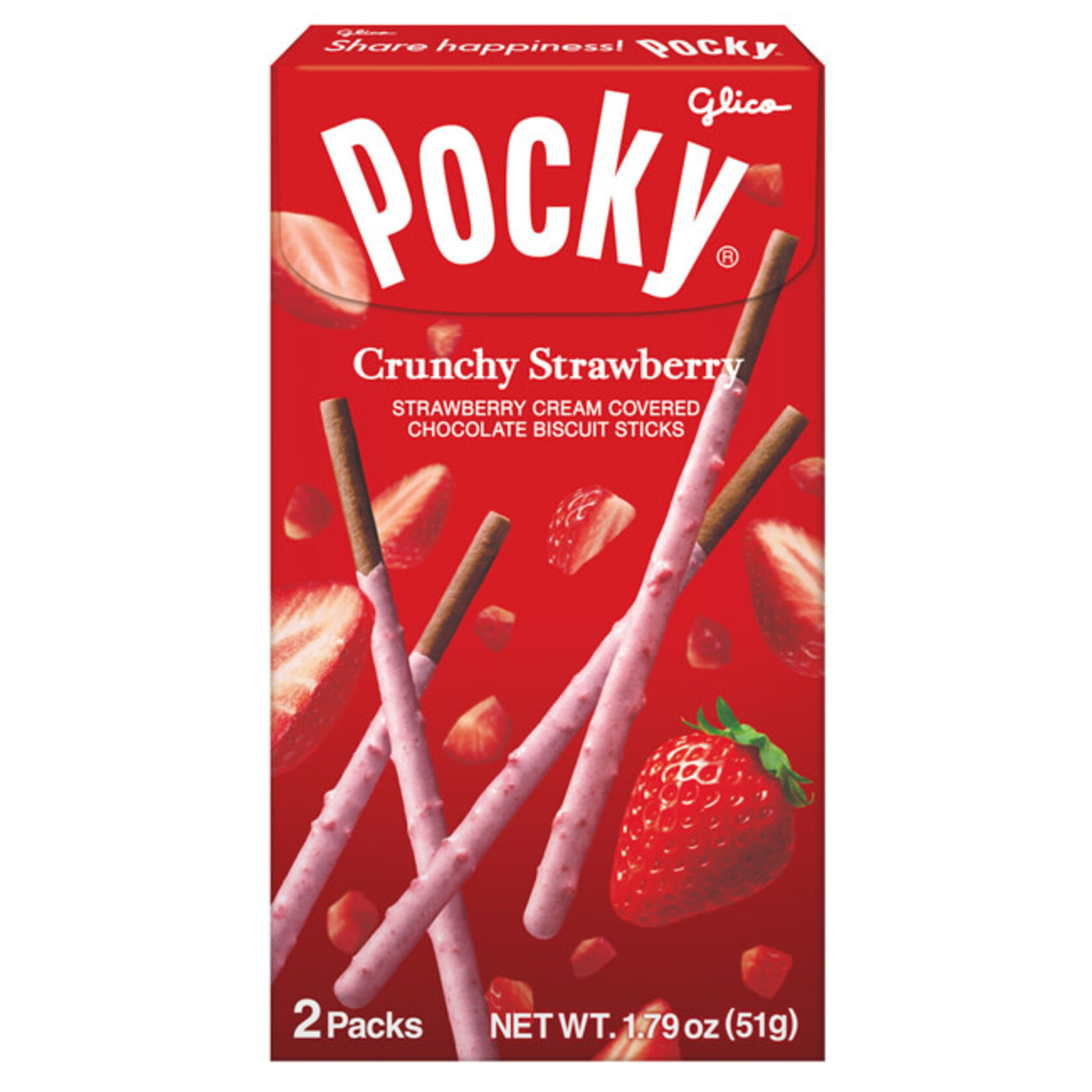 Pocky Crunchy Strawberry single