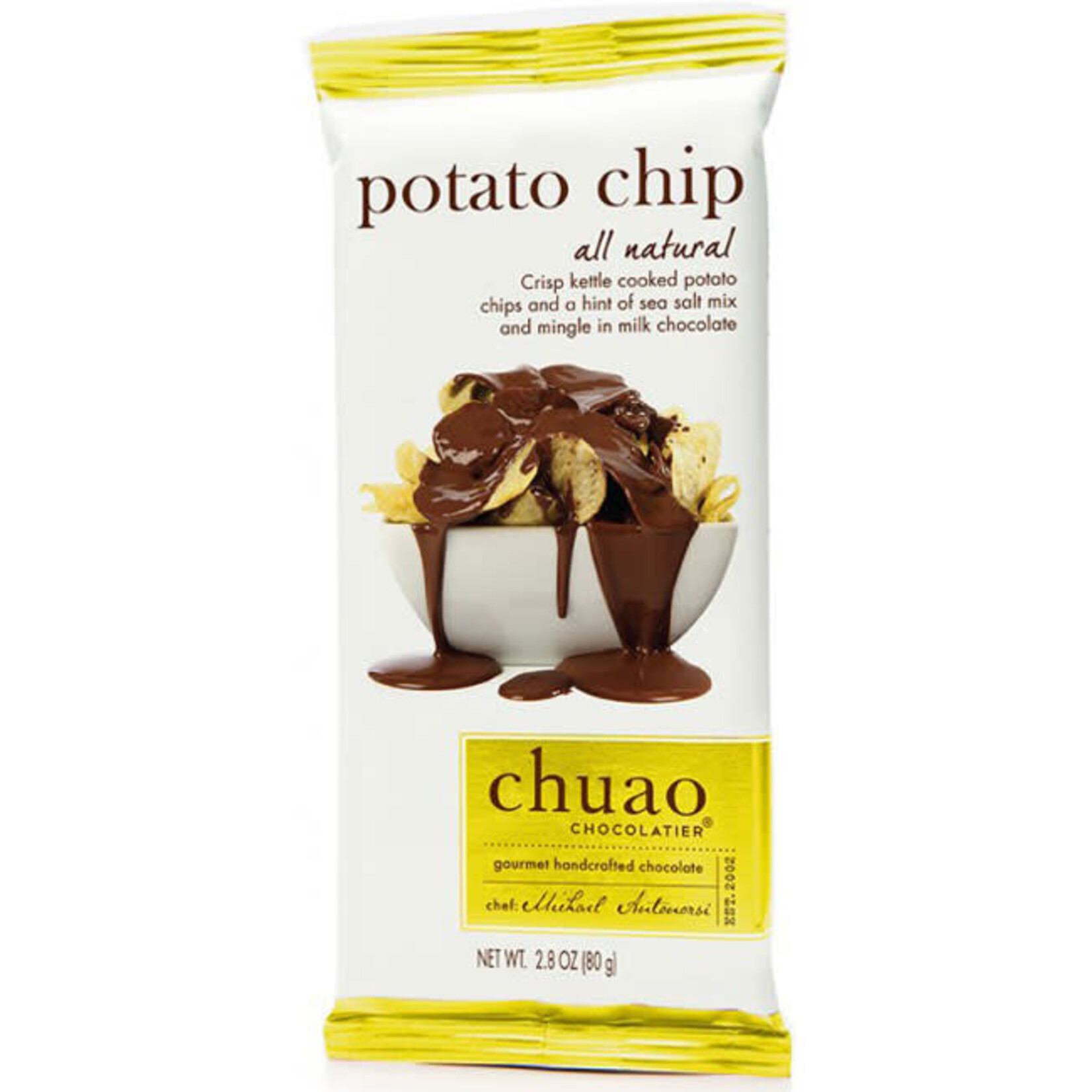 CHUAO CHOCOLATE BAR POTATO CHIP - MILK