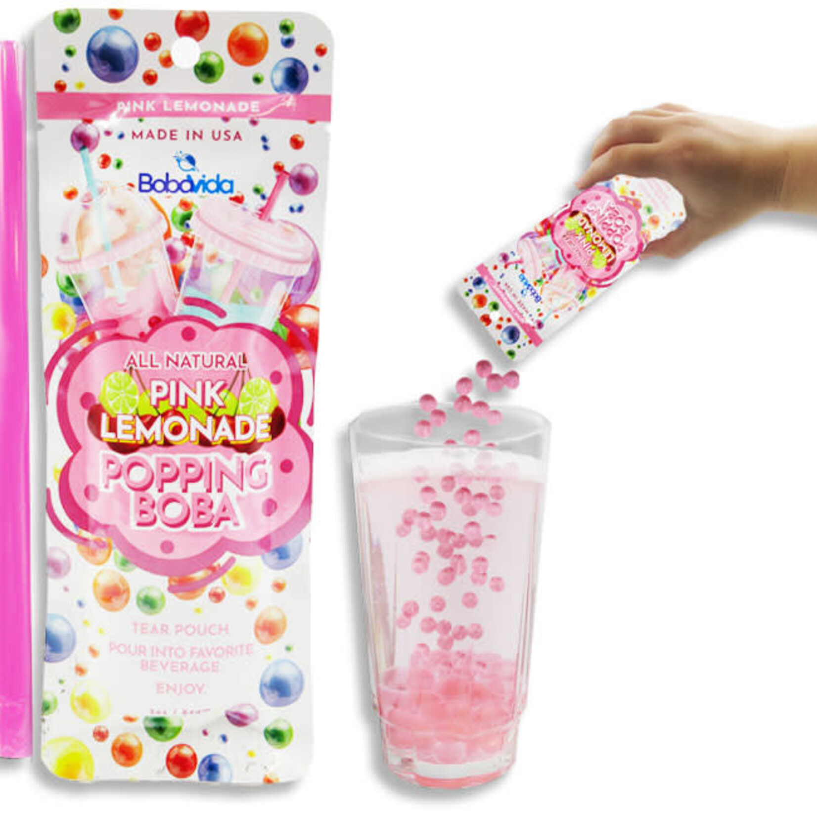 Popping Boba Single Serve - Pink Lemonade