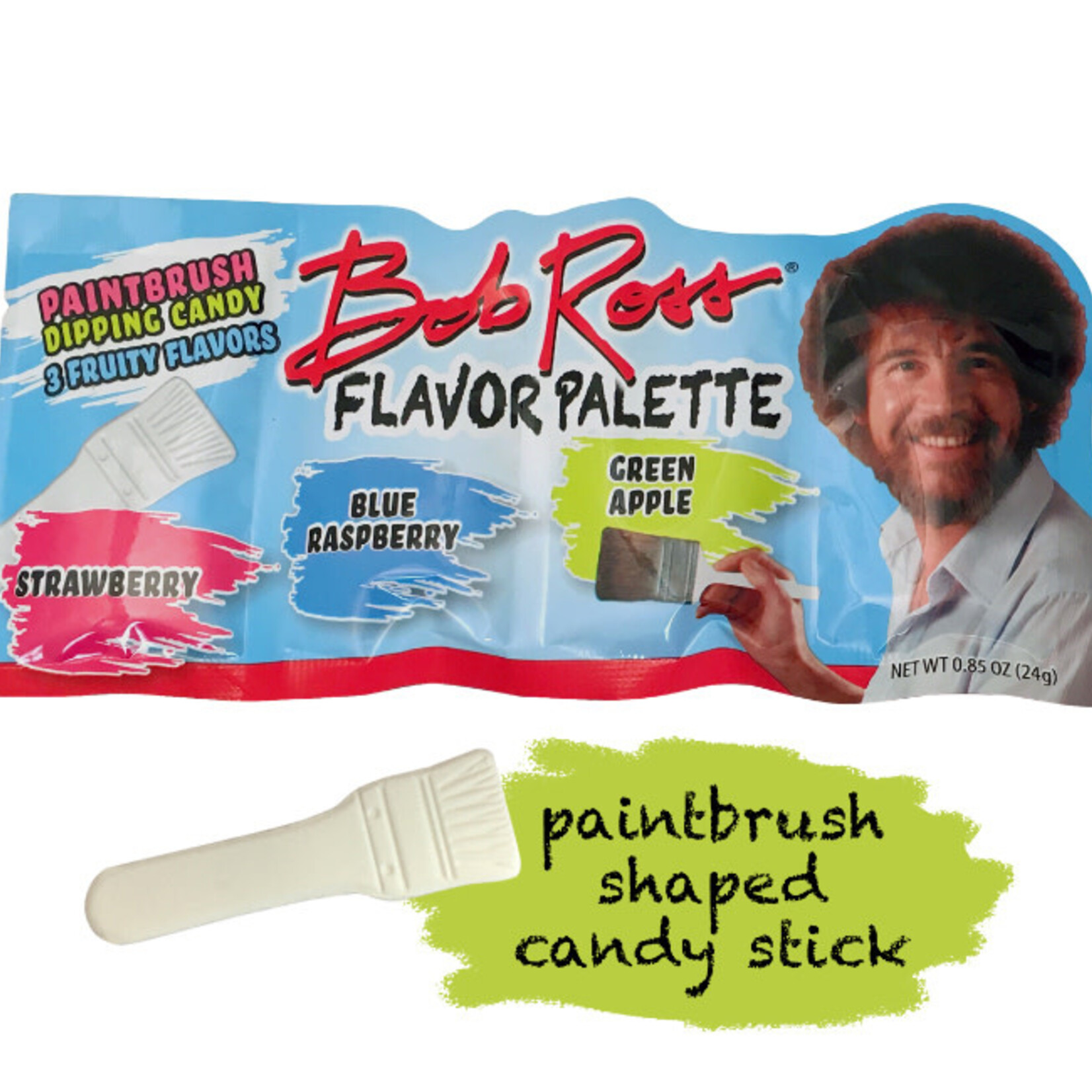 Redstone Candy Bob Ross Flavor Palette Paintbrush Dipping Candy 0.85 OZ