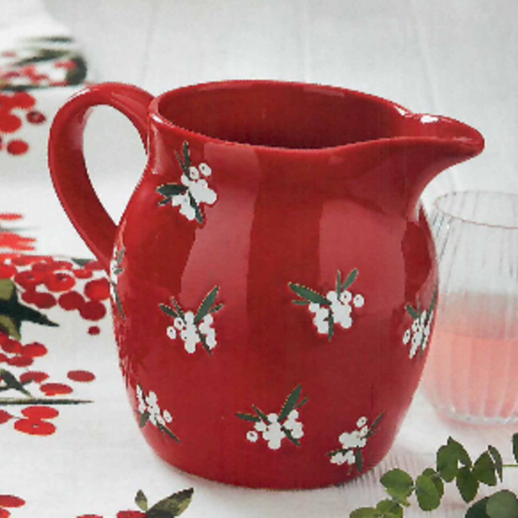 Tag Pitcher - Sprig Red | Tag