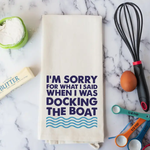 Docking the Boat, Towel | The Lillie Pad